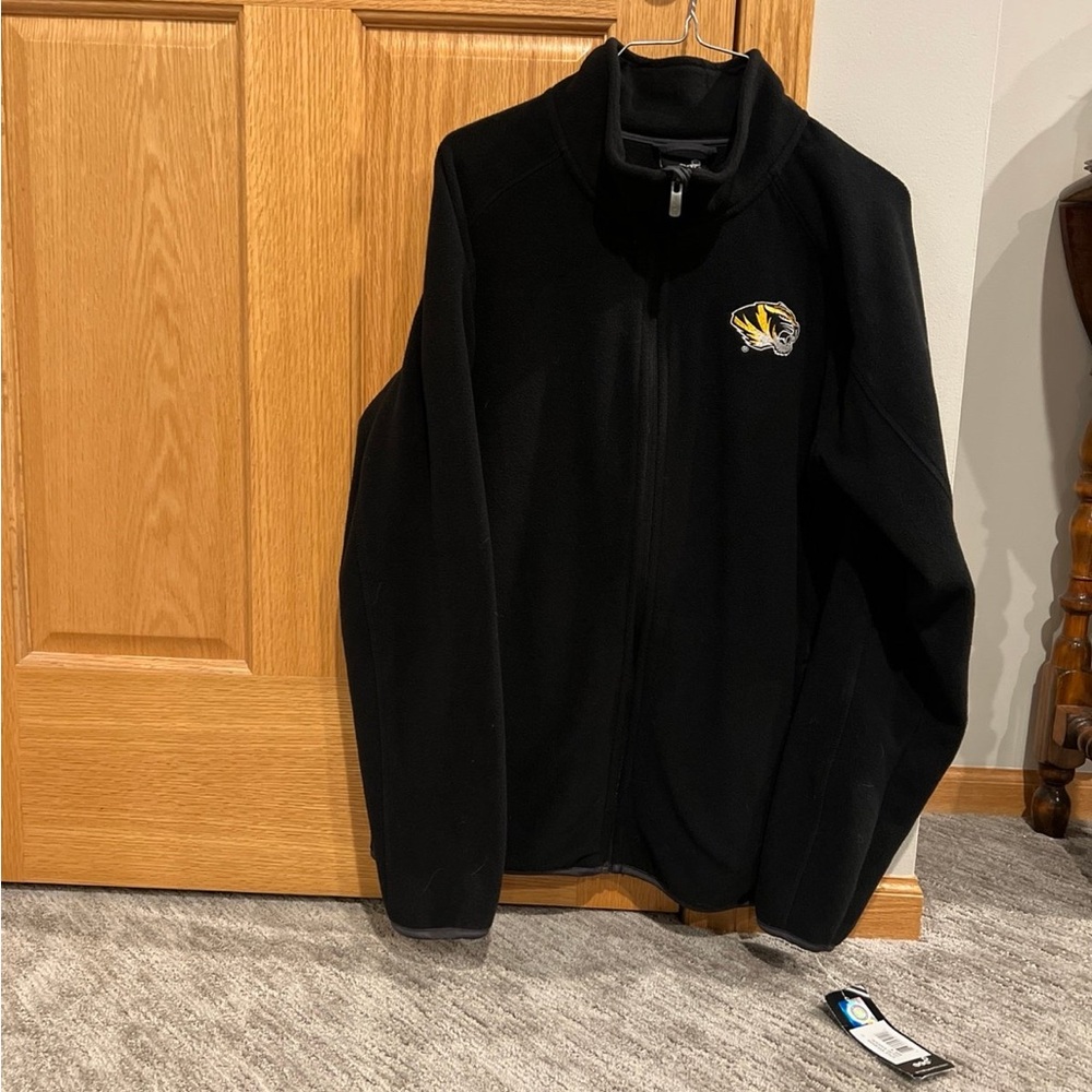 Mizzou Fleece Full Zip size Medium NWT